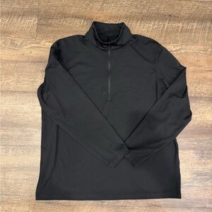 Lululemon Men’s Black Quarter-Zip Pullover XL light weight